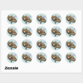 kattesticker ronde sticker (Vel)