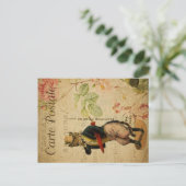 kattethema | Carte Postale | Kat geperst Briefkaart (Staand voorkant)