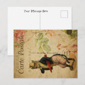 kattethema | Carte Postale | Kat geperst Briefkaart (Voorkant / Achterkant)