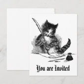  katteuitnodiging kaart (Voorkant / Achterkant)