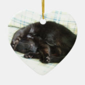 kattevoer keramisch ornament (Voorkant)