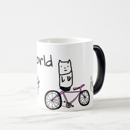 kattewereld magische mok (Voorkant rechts)