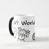 kattewereld magische mok (Voorkant links)