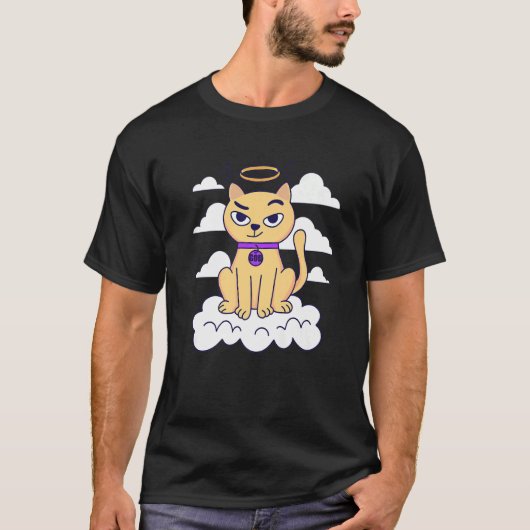 kattewolken schattig t-shirt (Voorkant)