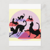 katteyoga briefkaart (Voorkant)