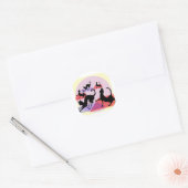 katteyoga ronde sticker (Envelop)