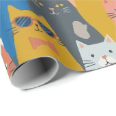 KATTFAMILIE CADEAUPAPIER (Rol Hoek)