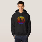 KATTIE RETRO ZONSONDERGANG HOODIE (Voorkant volledig)