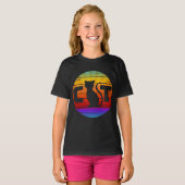 KATTIE RETRO ZONSONDERGANG T-SHIRT (Voorkant volledig)
