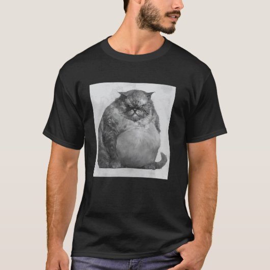 kattig kat, grappige kat 1 t-shirt (Voorkant)
