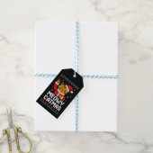 Kattig Katkerstmis Cadeaulabel (Met Touw)