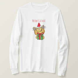 Kattig Kerst-trui voor kattenliefhebbers T-shirt