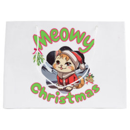 Kattig kerstfeest  groot cadeauzakje