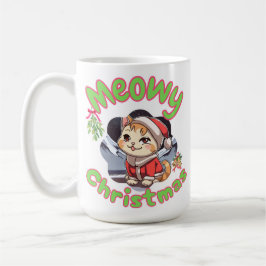 Kattig kerstfeest koffiemok