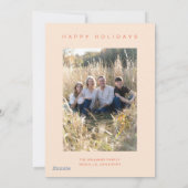 Kattig kerstfeest - Ondeugende kattenpret Feestdagenkaart (Achterkant)