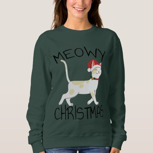 Kattig Kerstmis - Grappige Kerstmis Trui (Voorkant)