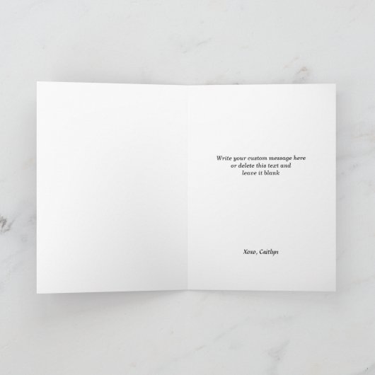 Kattig Kerstmis Schattig Grappige Kattenliefhebber Kaart (Binnen)