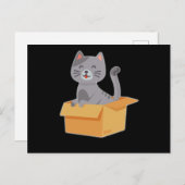 Kattig leuk ontwerp katten cute poot huisdier dier briefkaart (Voorkant / Achterkant)