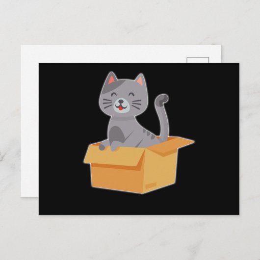 Kattig leuk ontwerp katten cute poot huisdier dier briefkaart (Voorkant / Achterkant)