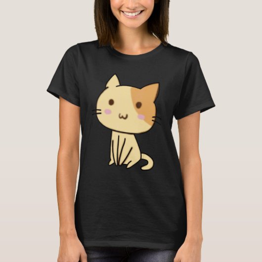 Kattig T-shirt (Voorkant)