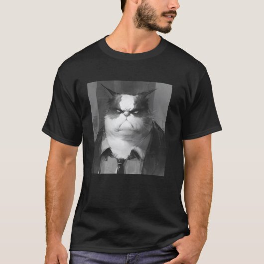 kattige kat, grappige kat 1 t-shirt (Voorkant)
