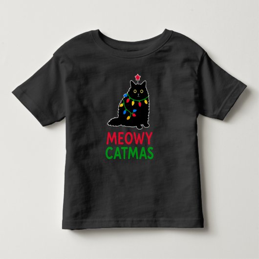 Kattige Kerstdagen Kinder Shirts (Voorkant)