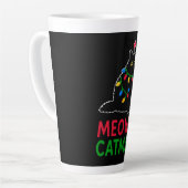 Kattige Kerstdagen Latte Mok (Linkerhoek)