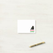 Kattige Kerstdagen Post-it® Notes (Op bureau)