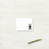 Kattige Kerstmis Chagrijnige kat Post-it® Notes (Op bureau)