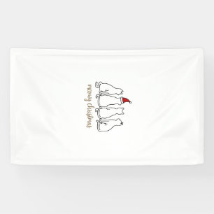 Kattige Kerstmis Kat Kerst Mooie Kitten Katten Ker Spandoek