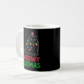 Kattige Kerstmis Koffiemok (Voorkant links)