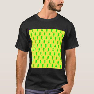 Kattige pret voor altijd Whimsical groene katten g T-shirt