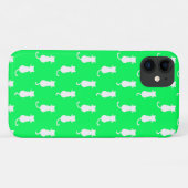 Kattige pret voor altijd Whimsical katten groen Case-Mate iPhone Case (Achterkant (horizontaal))