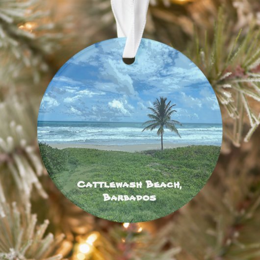 Kattlewash Beach, Barbados Ornament (Boom)