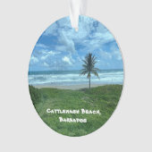 Kattlewash Beach, Barbados Ornament (voorkant)