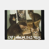 KATTLIEFHEBBER WONT HIER  DEURMAT (Voorkant)