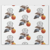 KATTURTLE EN BASKETBALL CADEAUPAPIER (Vlak)