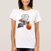 KATTURTLE EN BASKETBALL T-SHIRT (Voorkant)