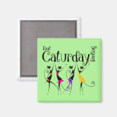 Katurday Cat Lovers Magnet (Voorkant / Achterkant)