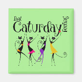 Katurday Cat Lovers Magnet (Voorkant)