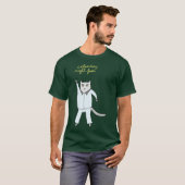 Katurday Night Fever Cat Disco T-shirt (Voorkant volledig)