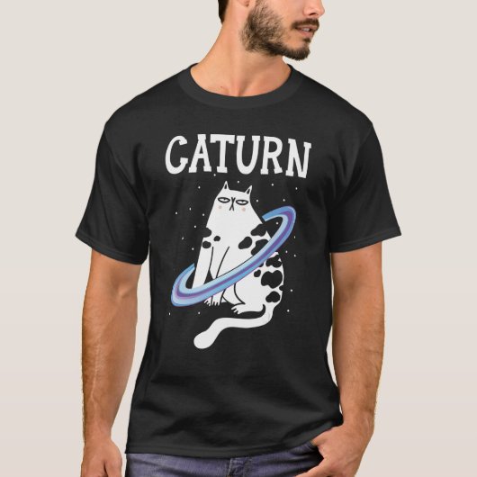Katurn Cat Owner Outerspace Planets Astronomer Ast T-shirt (Voorkant)