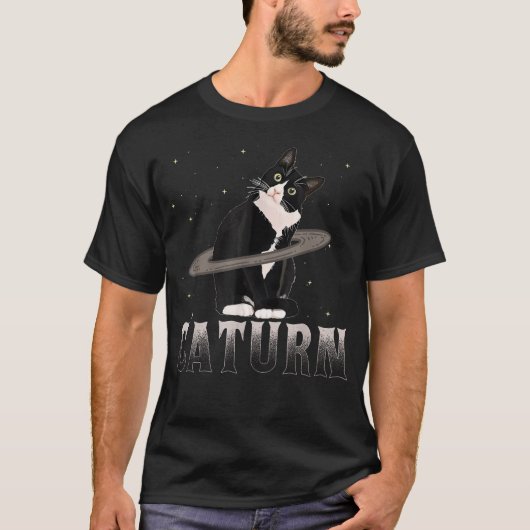 Katurn Kat Moeder Kat Vader Ruimte T-shirt (Voorkant)