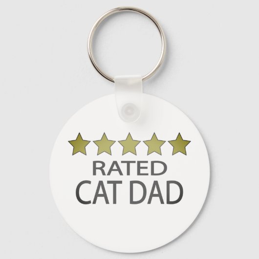 Katvader van vijf sterren sleutelhanger (Voorkant)