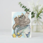 katvis briefkaart (Staand voorkant)