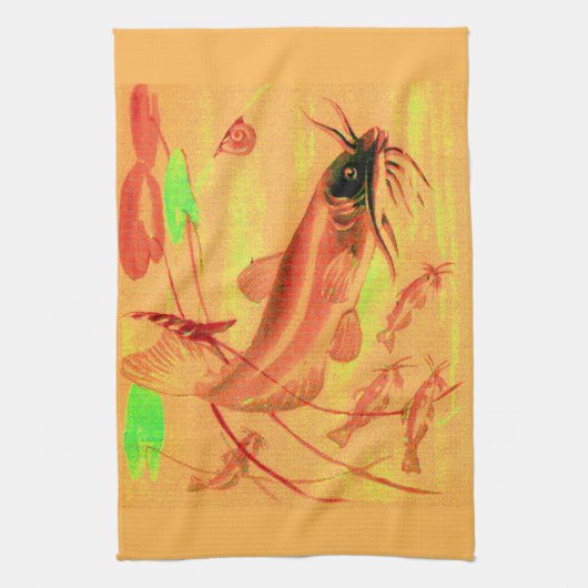 katvis theedoek (Verticaal)