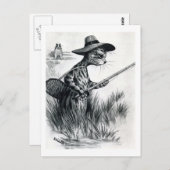 Katvisserij, Louis Wain Briefkaart (Voorkant / Achterkant)