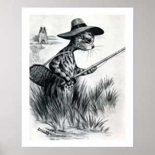 Katvisserij, Louis Wain Poster