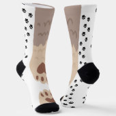 katvoet sokken (Gebogen)