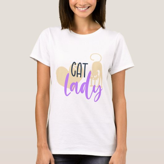 Katvrouw T-shirt (Voorkant)